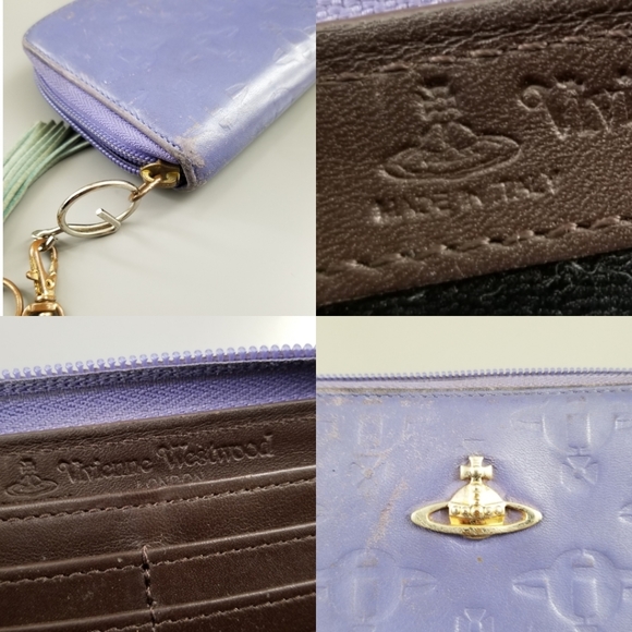 VIVIENNE WESTWOOD Beautiful Vintage Classic Zippy compact wallet/Italy - Picture 5 of 15